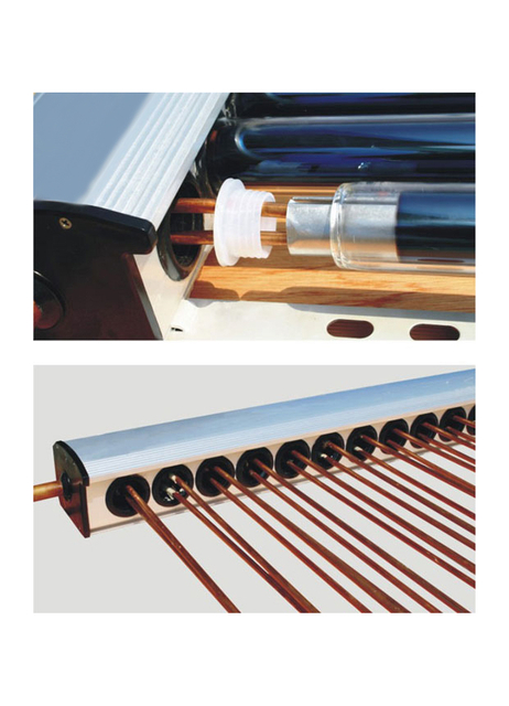 47/1500 солнечный коллектор с вакуумной трубкой и трубкой 